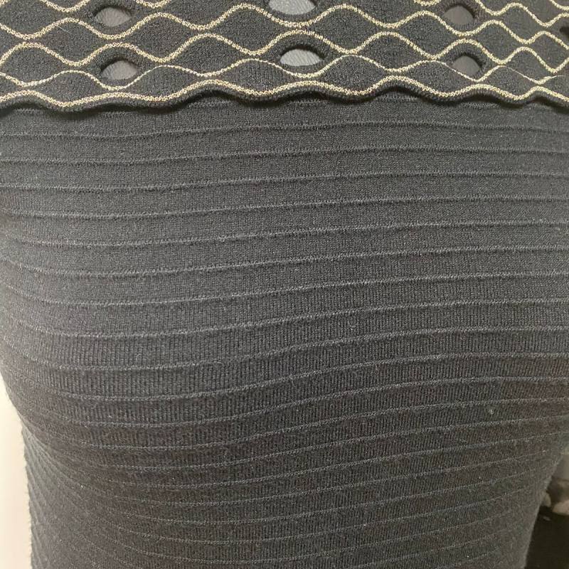 Vestido Ted Baker Preto Embellished Dourado - 36