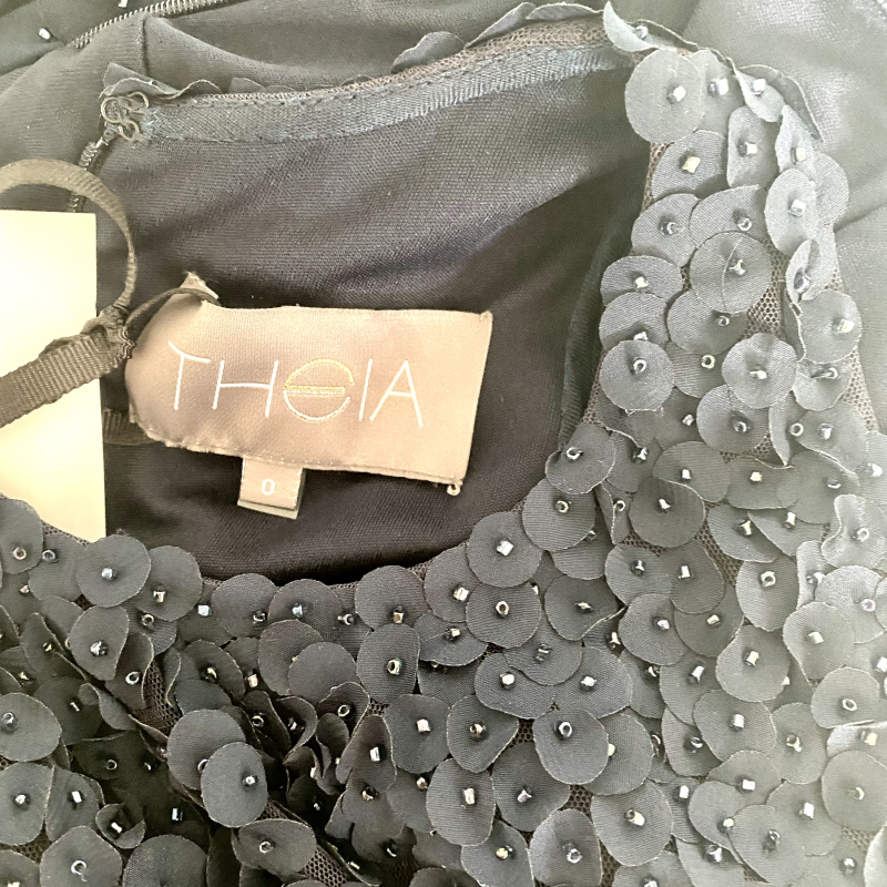 Vestido Theia Embellished Azul Marinho - P