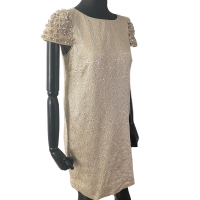 Vestido Valentino Embellished Bege