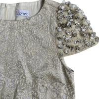 Vestido Valentino Embellished Bege