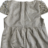 Vestido Valentino Embellished Bege