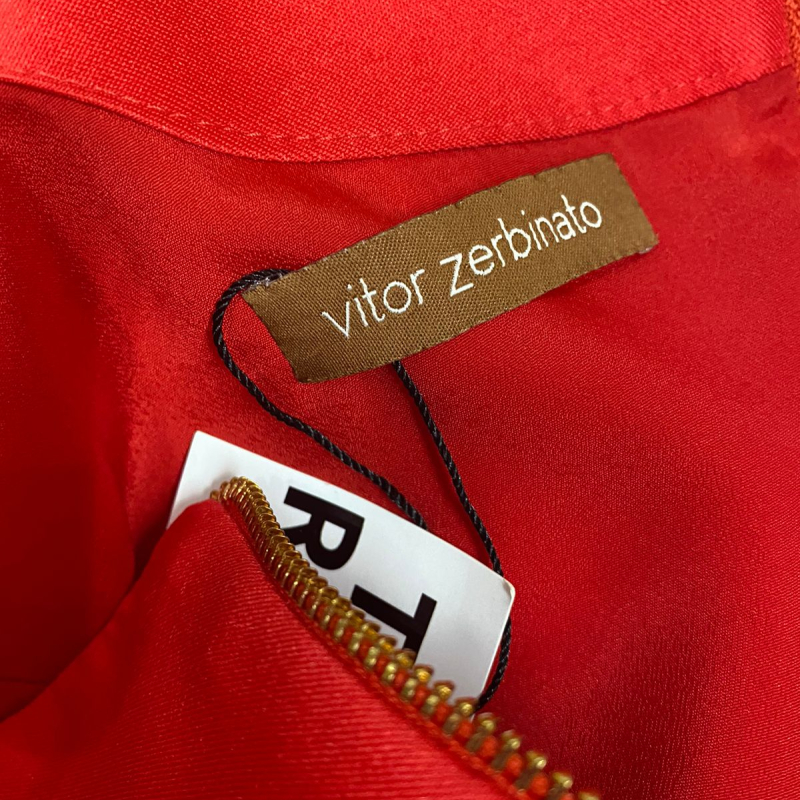 Vestido Vitor Zerbinato Vermelho - 40