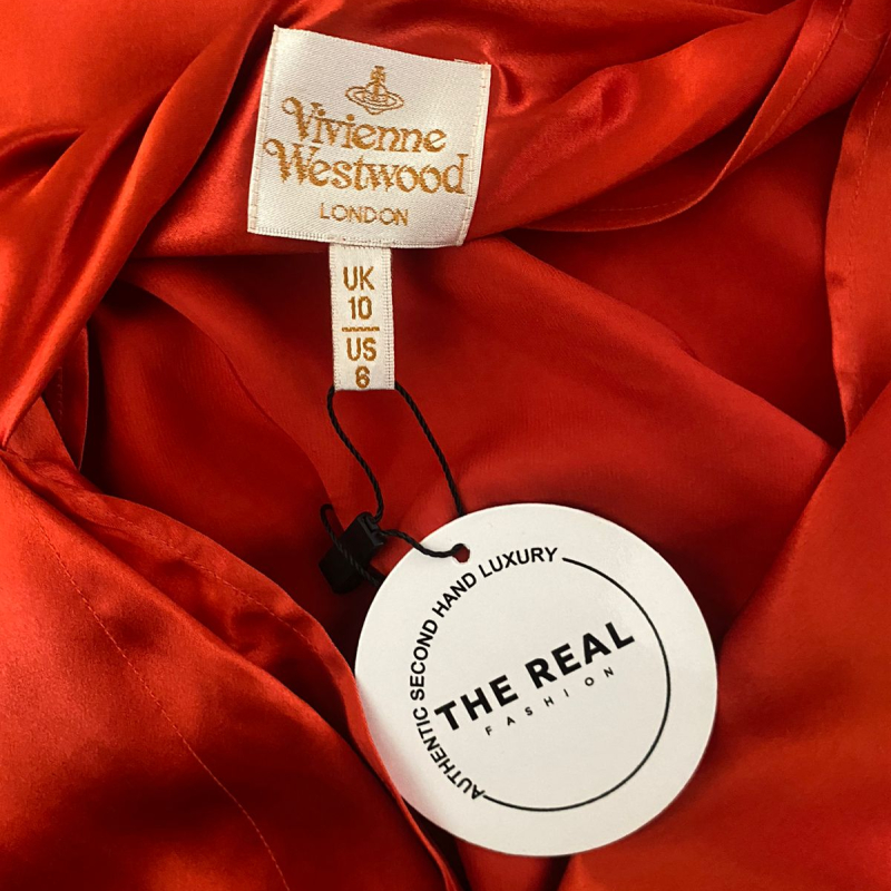 Vestido Vivienne Westwood Seda Longo Vermelho - 38