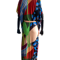 Vestido Voar Estampado -P