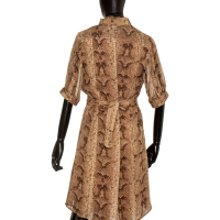 Vestido Yves Saint Laurent Seda Estampado