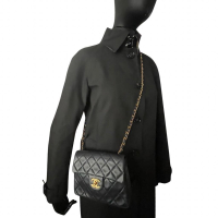Bolsa Chanel Timeless Mini Square Azul Marinho