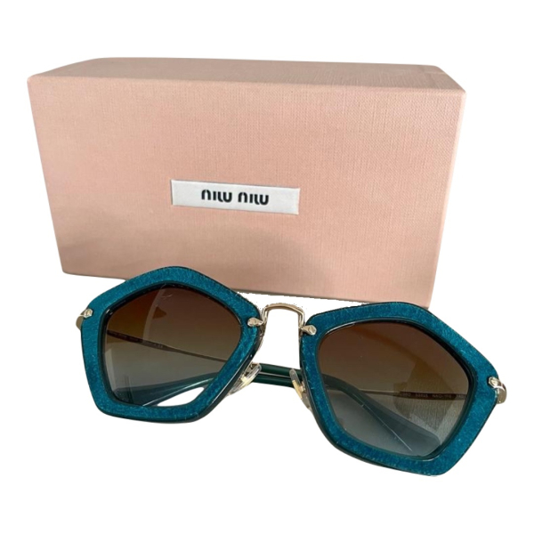 Óculos Miu Miu Verde Smu060 - Nunca Usado Óculos Miu Miu Verde Smu060 - Nunca Usado