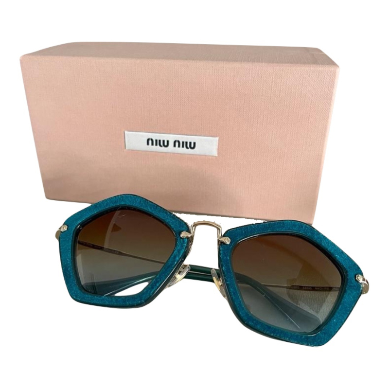 Óculos Miu Miu Verde Smu060 - Nunca Usado Óculos Miu Miu Verde Smu060 - Nunca Usado