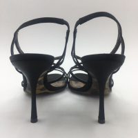 Sandália Dolce & Gabbana Cetim Preta