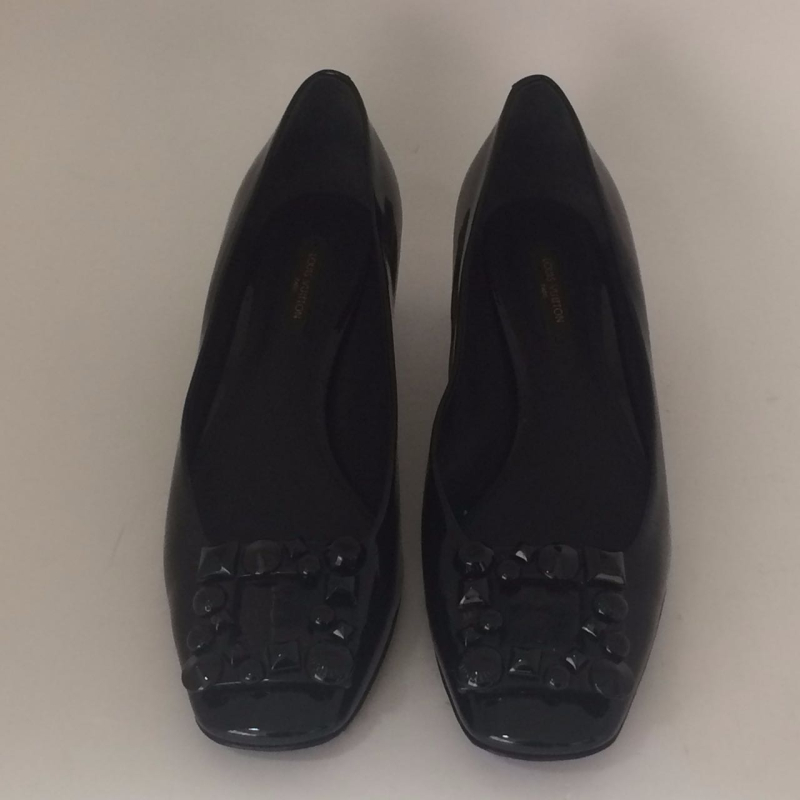 Sapato Louis Vuitton Verniz Preto Sapato Louis Vuitton Verniz Preto
