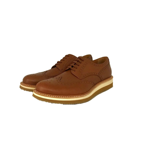 Sapato Prada Brogue Oxford Caramelo