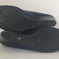Sapato Tory Burch Anabela Azul Marinho