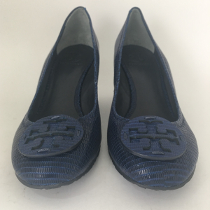 Sapato Tory Burch Anabela Azul Marinho