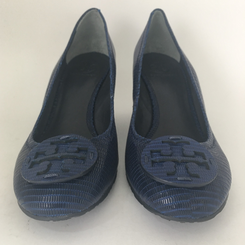 Sapato Tory Burch Anabela Azul Marinho
