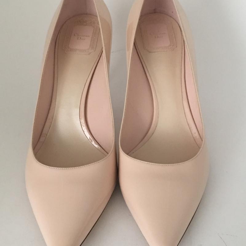 Scarpin Christian Dior Verniz Nude