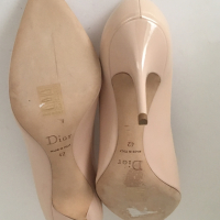Scarpin Christian Dior Verniz Nude