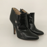 Bota Jimmy Choo Ankle Verniz Preta - 33