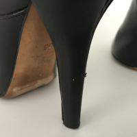 Bota Jimmy Choo Ankle Verniz Preta - 33