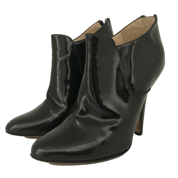 Bota Jimmy Choo Ankle Verniz Preta - 33