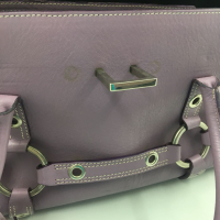 Bolsa Luella Handle Couro Lilás