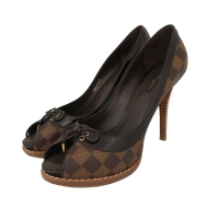 Peep Toe Louis Vuitton Damier Ebene