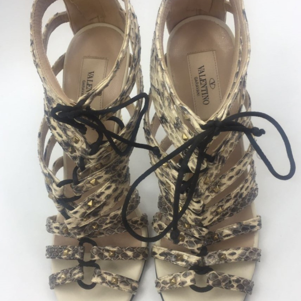 Sandália Valentino Python Spikes - 36