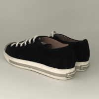 Tênis Miu Miu Suede Low-Top - 35