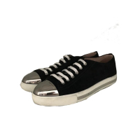 Tênis Miu Miu Suede Low-Top - 35