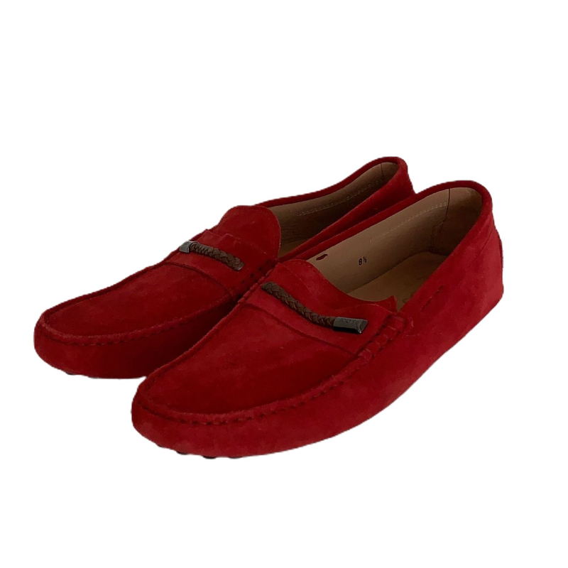 Mocassim Tod's Suede Vermelho Masculino - 40