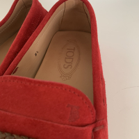Mocassim Tod's Suede Vermelho Masculino - 40