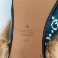 Mule Gucci Princetown Velvet Fur